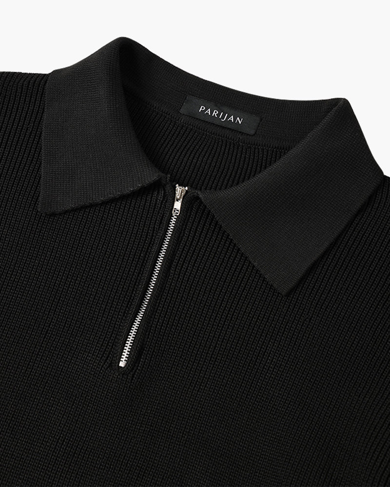RASON Polo demi-zip