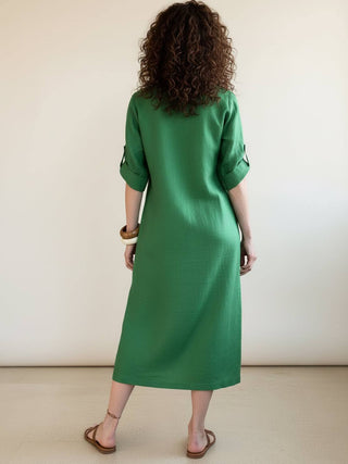 100% Linen Pure Elegance Dress